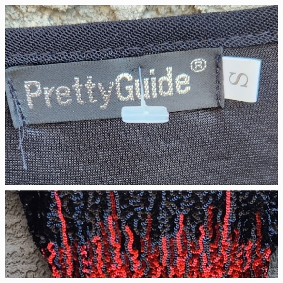 PrettyGuide Sequin Top Shimmer Glitter Loose‎ Bat Sleeve Party Tunic Tops - Picture 2 of 2